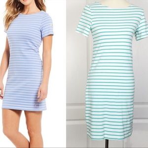 Joules Riviera Green Striped Dress